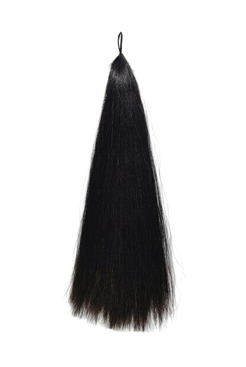 Natural Black Horse Tail Extension — alternate view