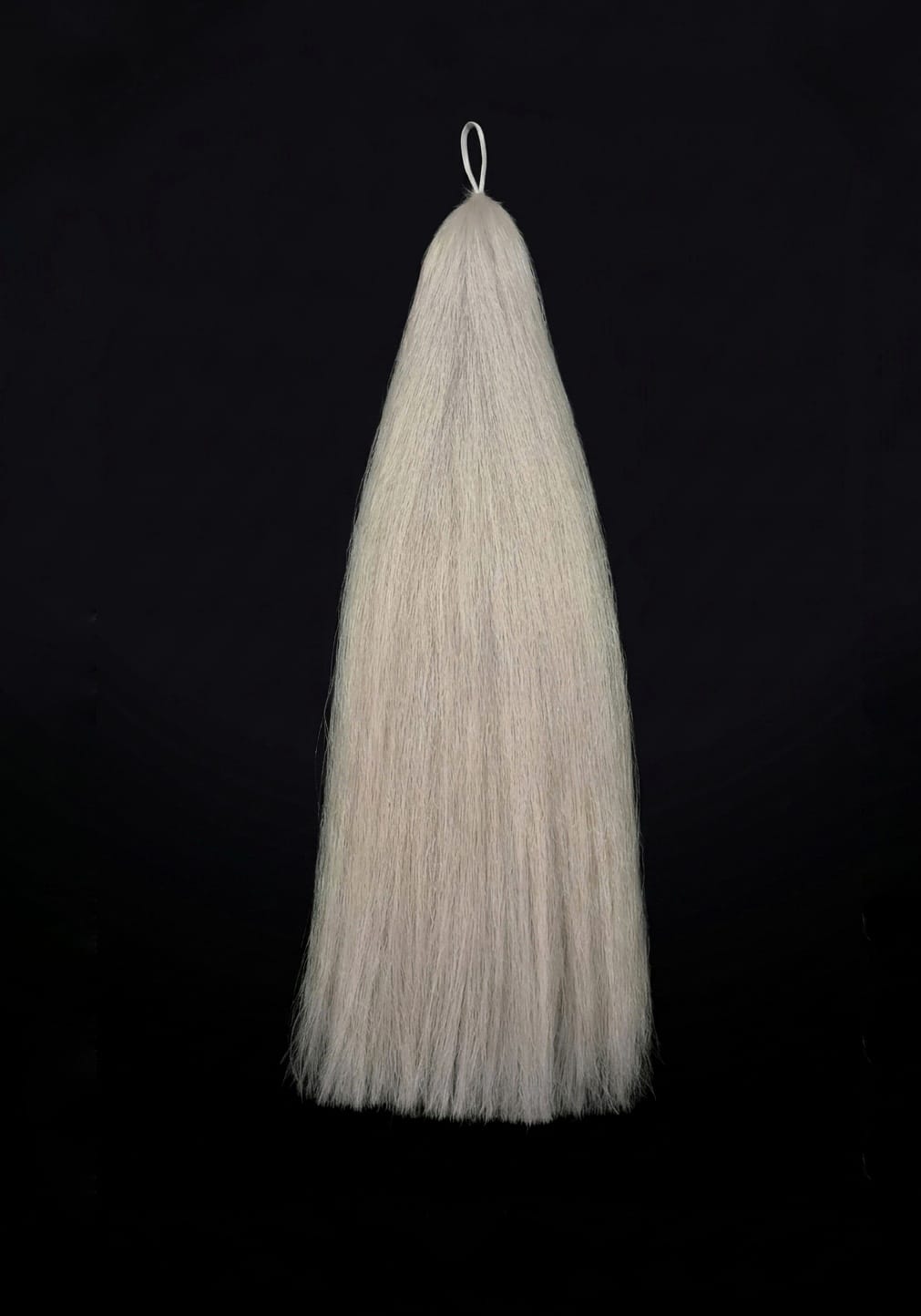 Natural White Horse Tail Extension — product view